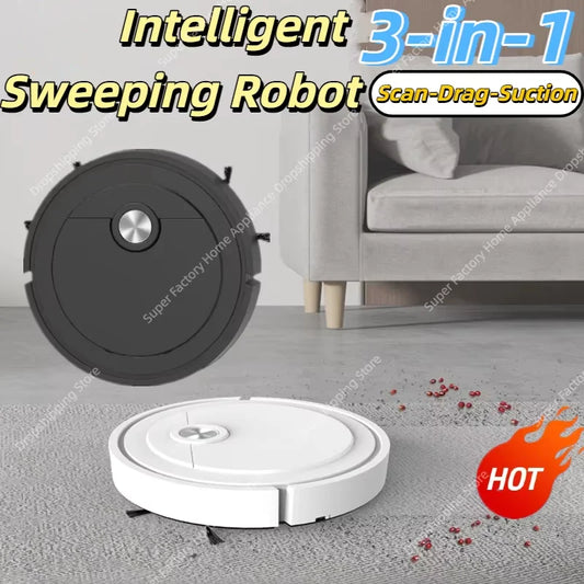 Smart Vacuum Cleaner Robot removing pet hair
