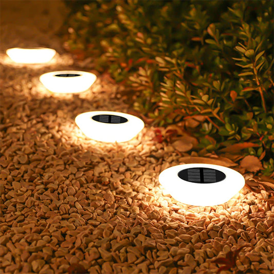 Solar Ground Lights Outdoor – 14 LED Waterproof Garden Lights
